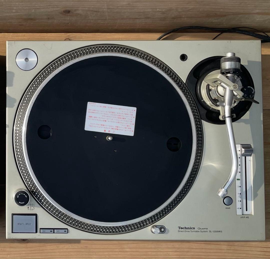 TECHNICS SL-1200 MK5ダイレクトドライブターンテーブル(1台) テクニクスのターンテーブル「SL-1200」に安定した回転を実現する新