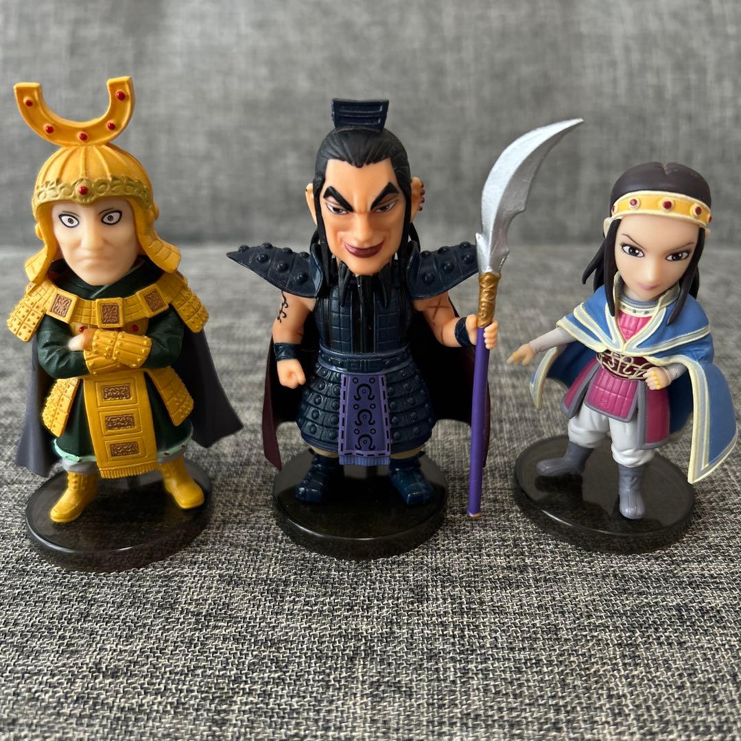 キングダム 王騎、摎、白起 ワーコレフィギュア - メルカリ