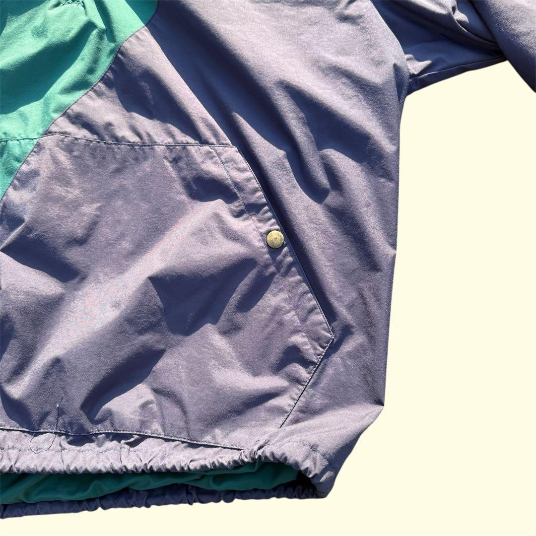 90s OLD GAP 2-tone nylon anorak parker - メルカリ