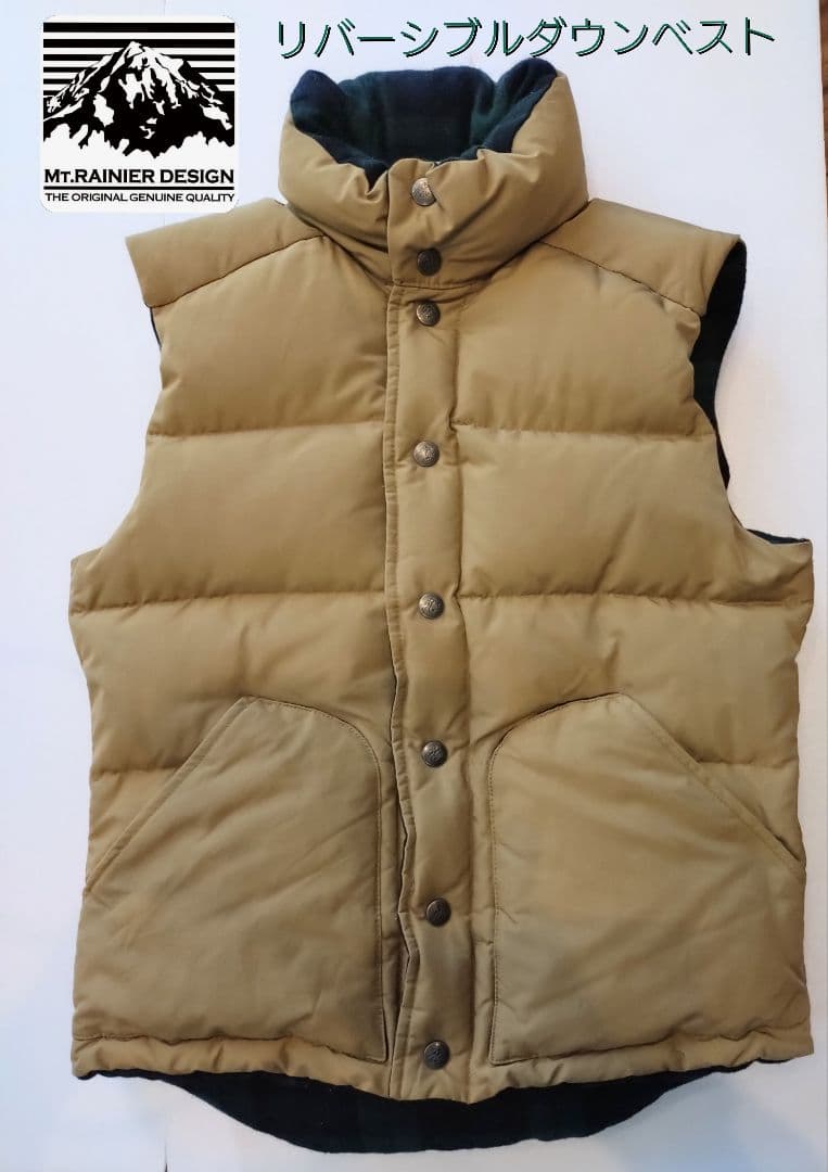 MT.RAINIER DESIGN リバーシブルダウンベスト - メルカリ