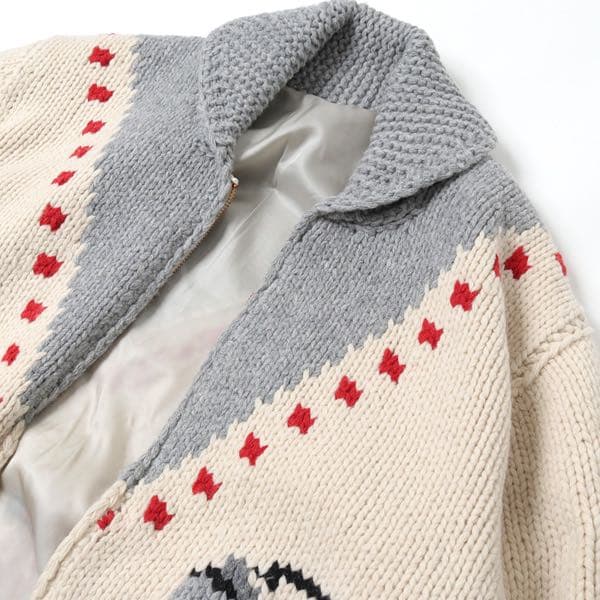 k*u様 UNUSED cowichan sweater カウチンセーター アン - メルカリ