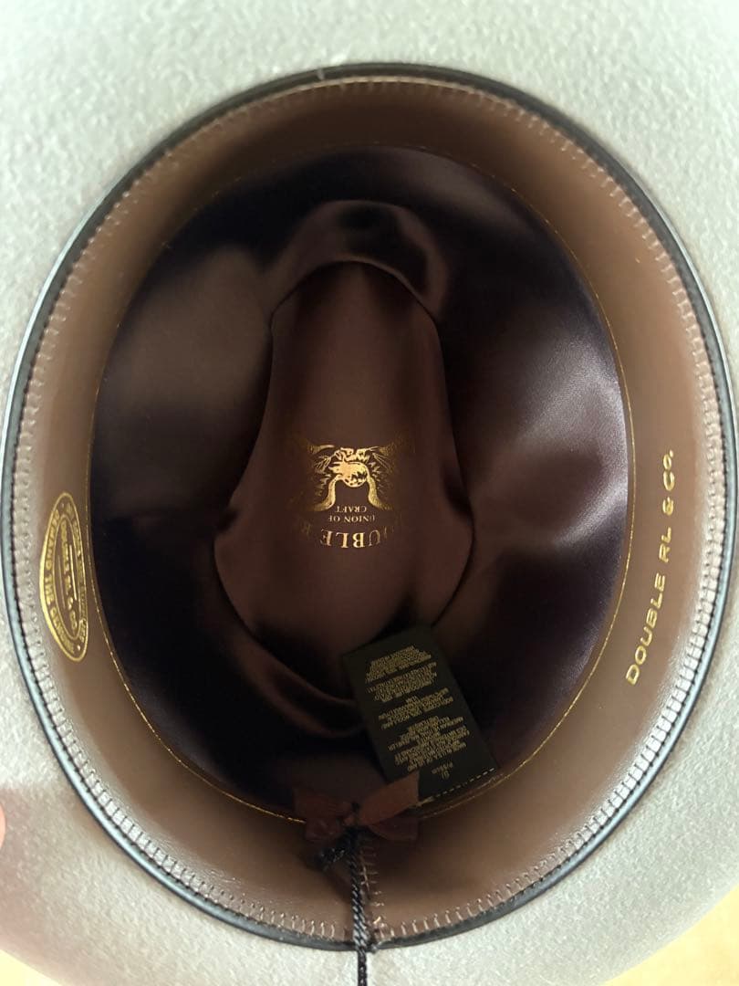 新品未使用RRLグレー ウールフェルトハット