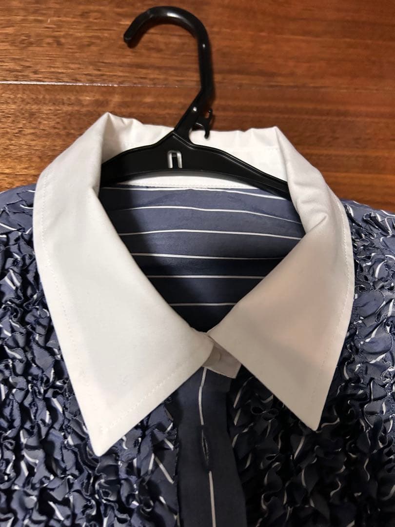 rosymonster kale frill stripe shirt ブルー トップス