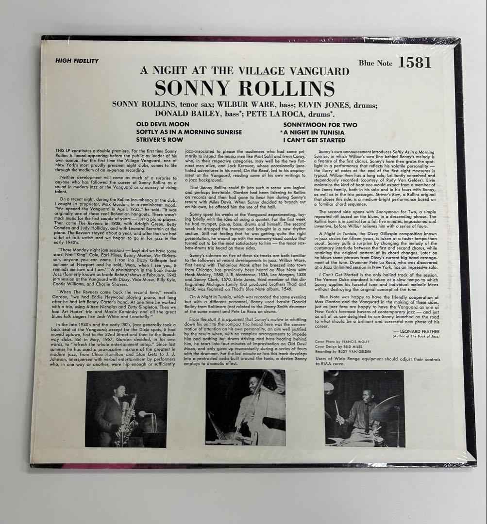 美品 ソニーロリンズ NEW YORK RVG ジャズ レコード LP - メルカリ