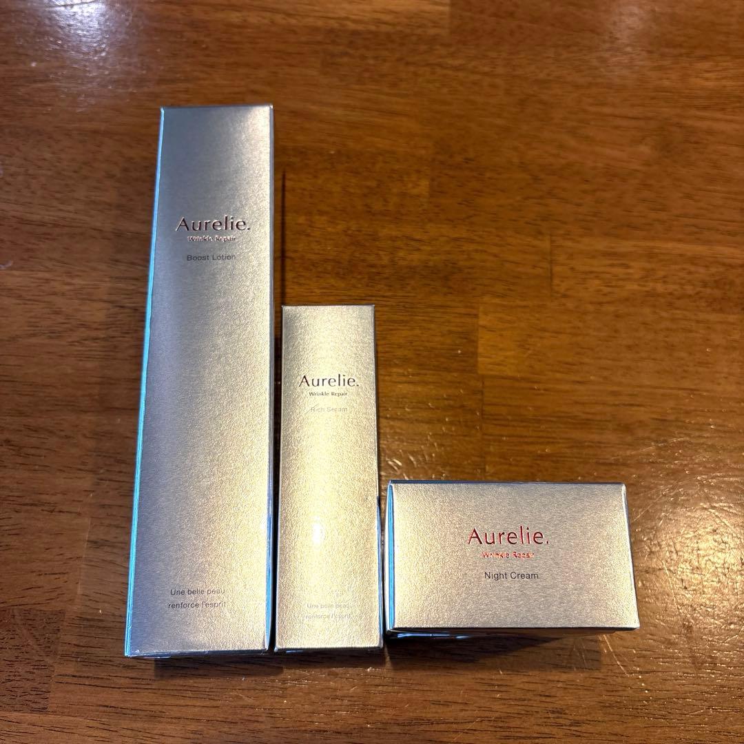 ⚪︎新品未開封 Aurelie オレリー スキンケア3点セット - メルカリ