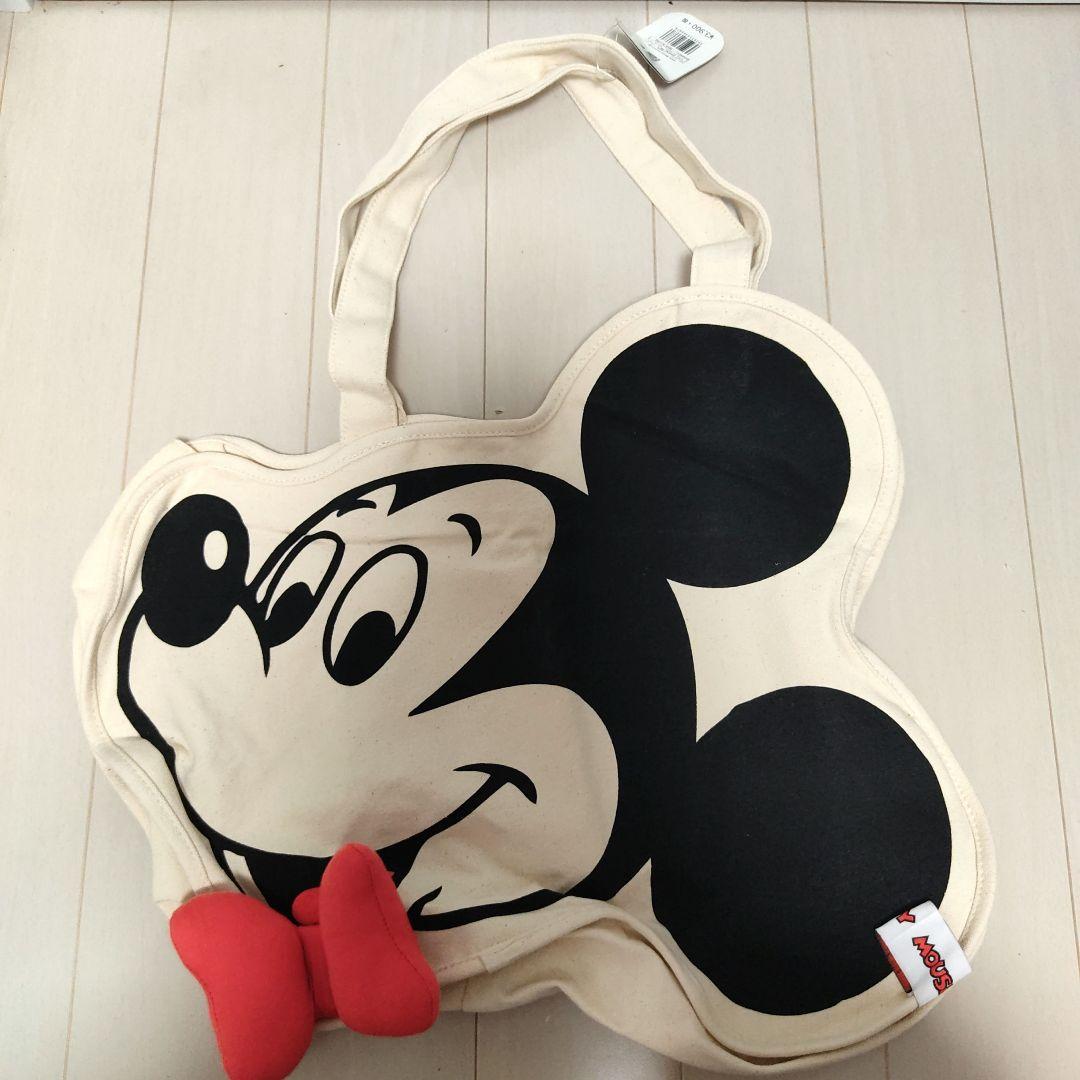 ディズニー ミッキー フェイス トートバッグ - メルカリ