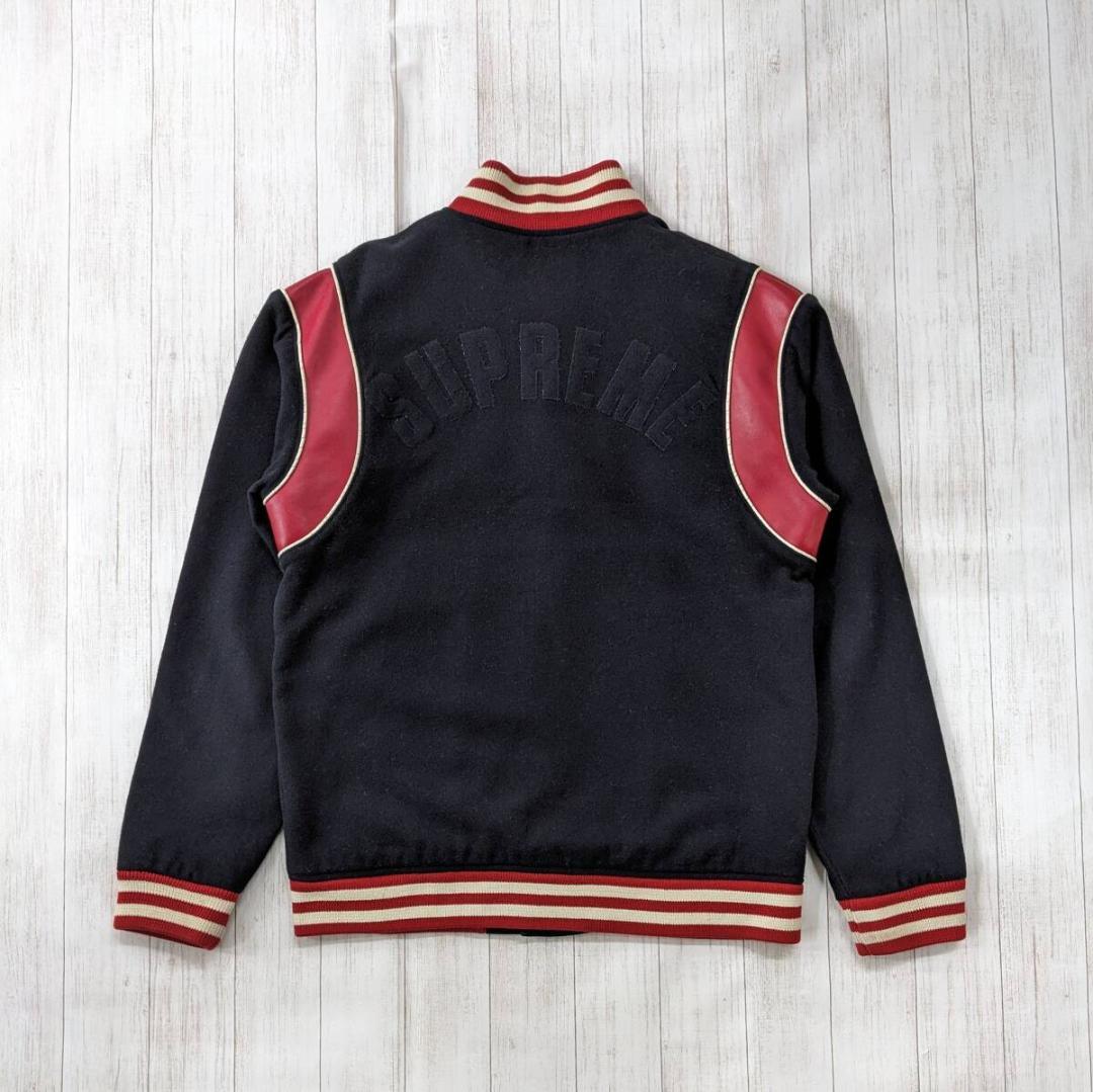 シュプリーム/バーシティジャケット/バックアーチロゴ/スタジャン