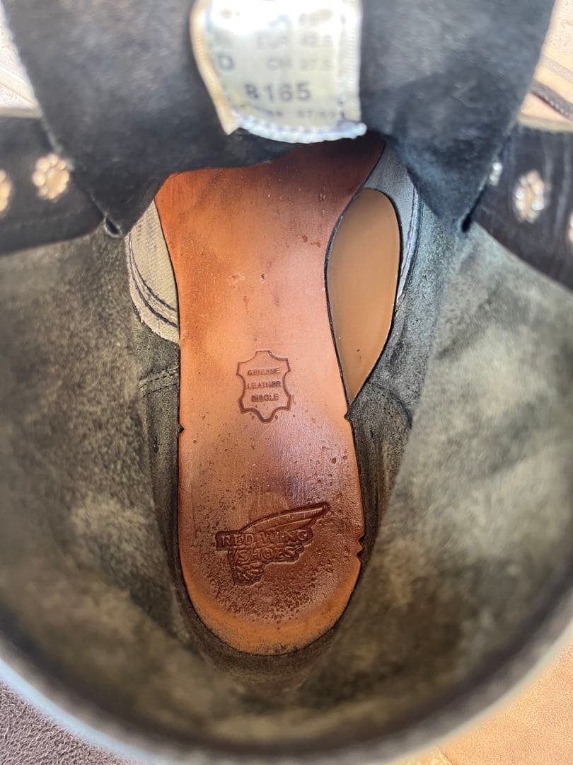 レッドウィング　8165 ブラック　27.5cm