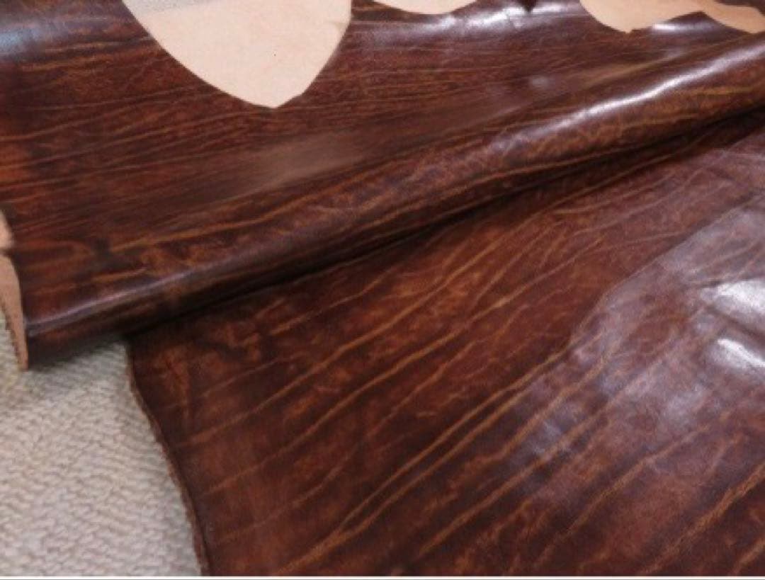 ご確認用 ハラコ カウ柄 システム手帳 A5 牛革 本革 レザー