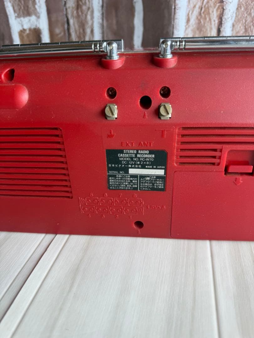 レトロ Victor RC-V720 ステレオカセットレコーダー