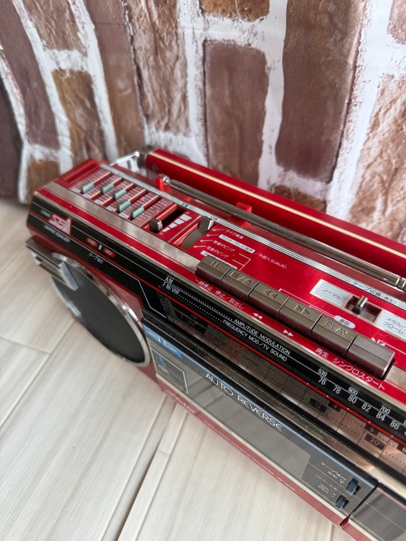 レトロ Victor RC-V720 ステレオカセットレコーダー