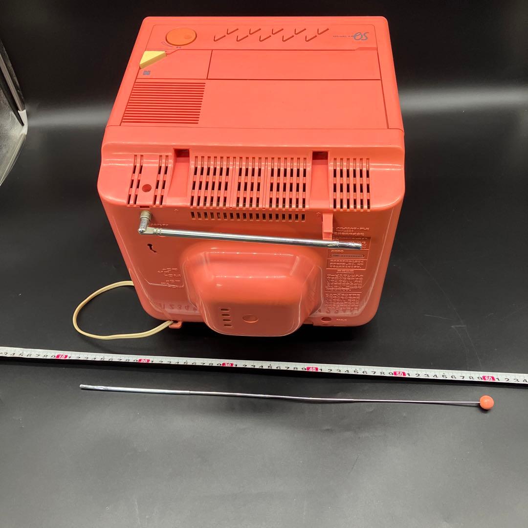 National レトロ ブラウン管テレビ ピンクTH11-S29 当時物 - メルカリ