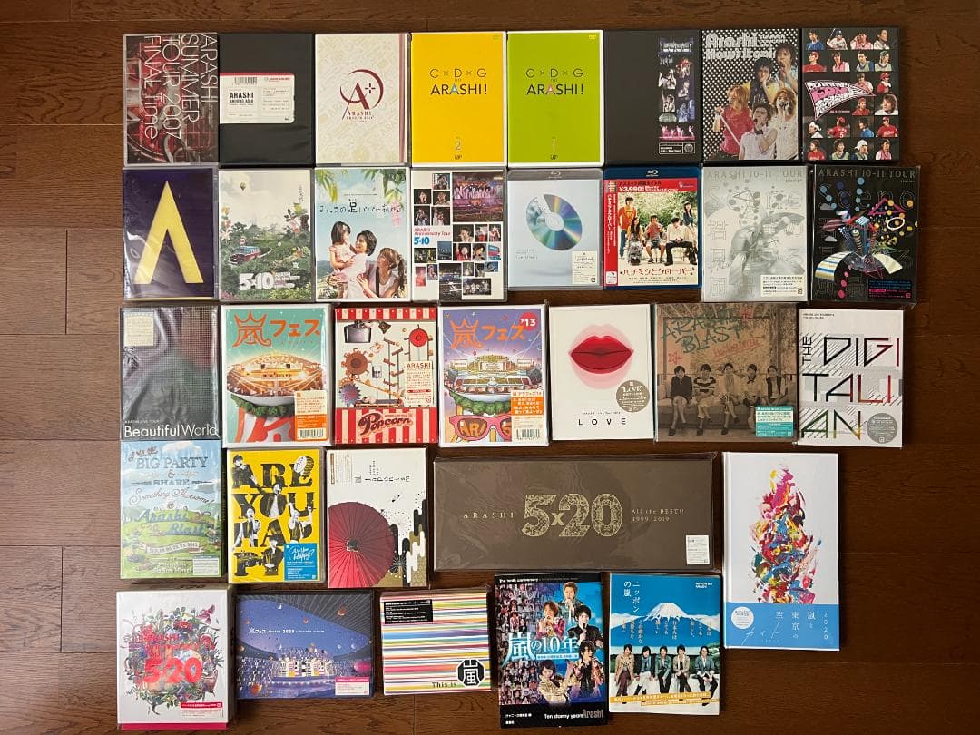 10%値下げ 【ファンクラブ限定品含む】ARASHI　DVD・Blu-ray 嵐 5×20 DVD 4枚組 FC ファンクラブ限定盤 - メルカリ