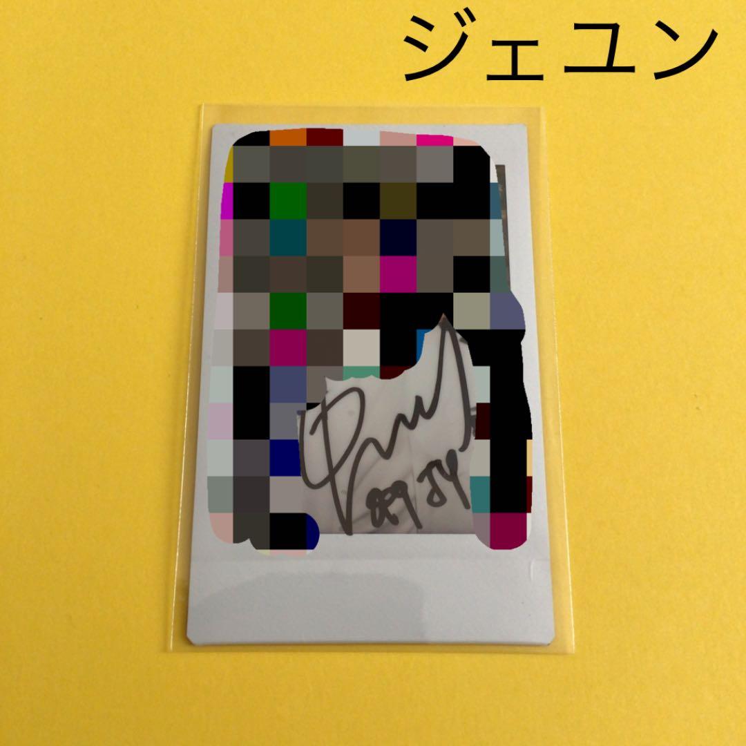 SF9 ジェユン 直筆サイン入り チェキ ポラロイド SF9 ポラロイド チェキ 直筆サイン入り トレカ SF9 ポラロイド チェキ