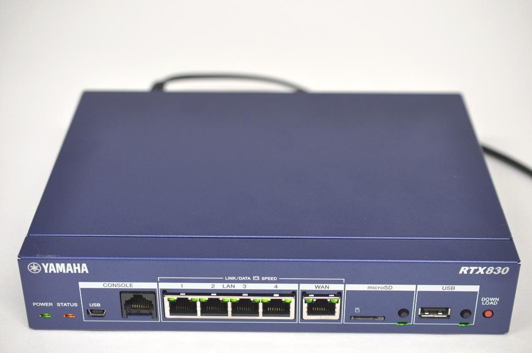YAMAHA RTX830 ギガアクセス VPN ルーター TA1676 - メルカリ