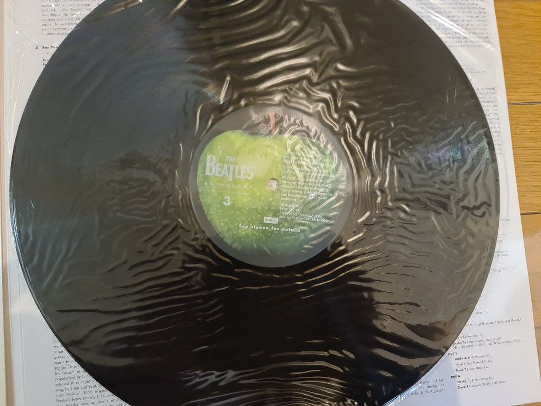 ☆超貴重限定日本プレス盤ビートルズ アンソロジー 3 国内盤LPレコード