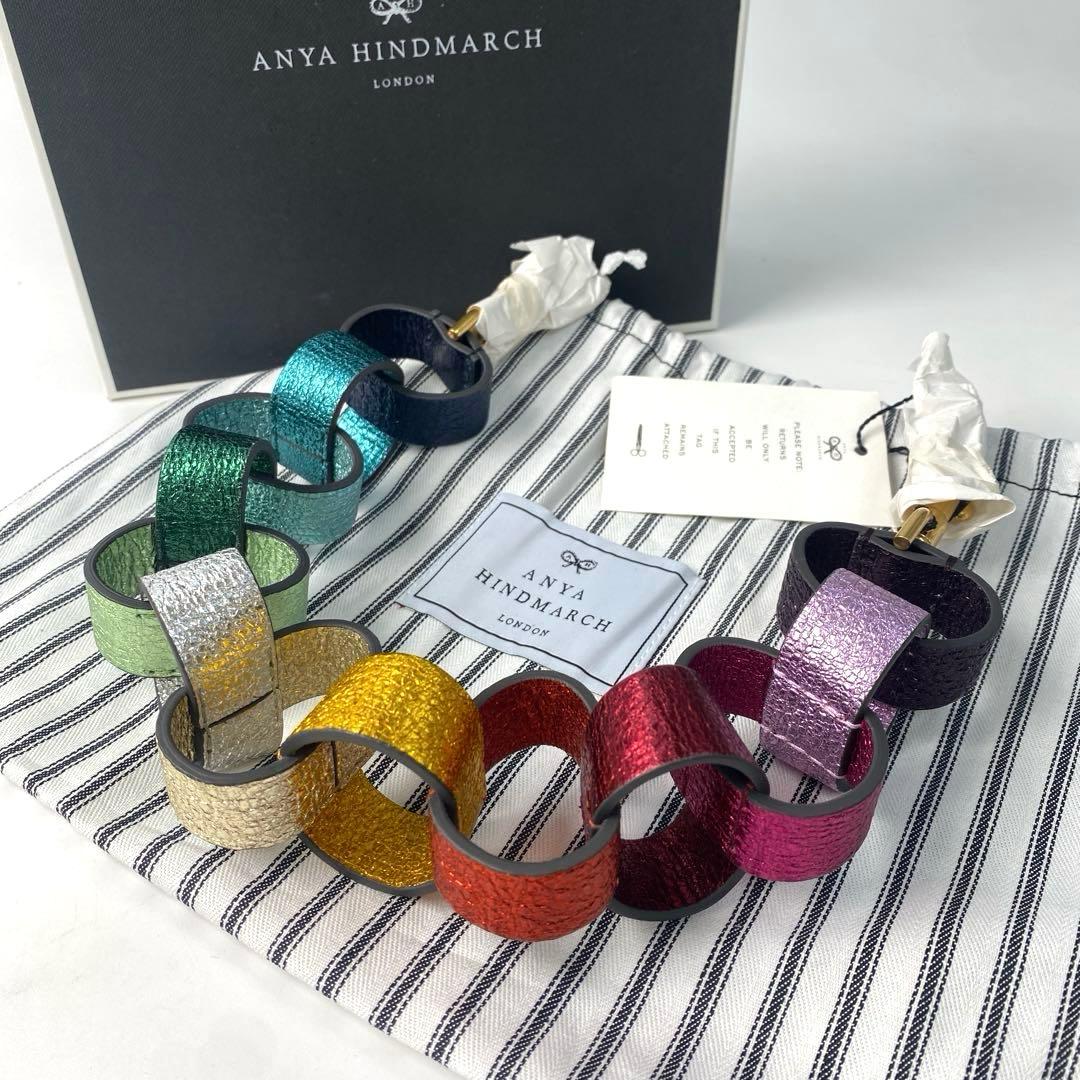 未使用 アニヤハインドマーチ ショルダー ストラップ マルチカラー