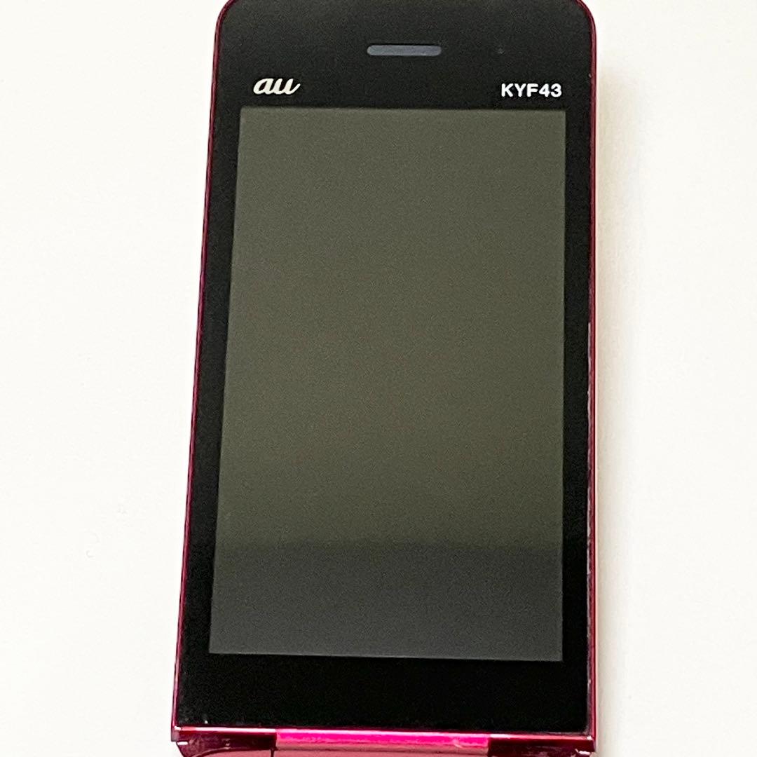 au かんたんケータイライト KYF43 ワインレッド 京セラ KYOCERA - メルカリ