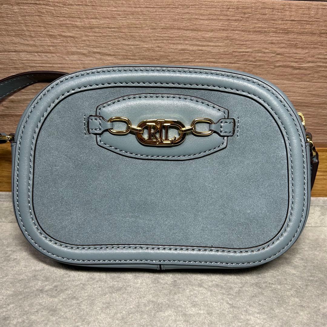 Lauren Ralph Lauren ラルフローレン ショルダーバッグ Ralph Lauren】ロゴストラップ レザー クロスボディバッグ (Ralph