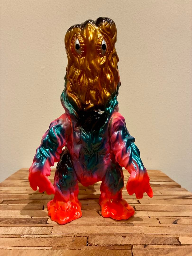 ぽ*ぽ様 ブルマァク ヘドラ スタンダードサイズ フィギュア ソフビ ソフビ/ブルマァク BULLMARK/ゴジラシリーズ/ヘドラ/レトロピンク