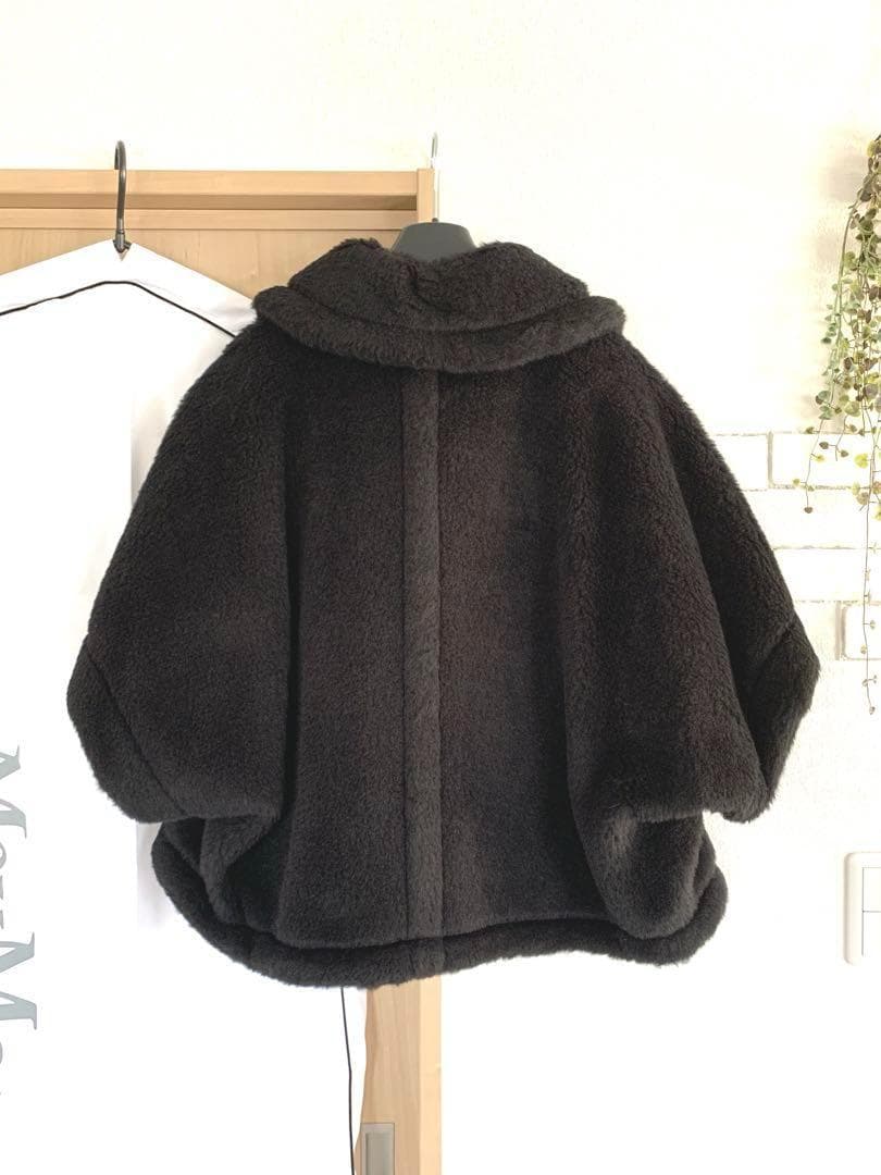maxmara マックスマーラ テディベア ポンチョコート NEWTERZO - メルカリ