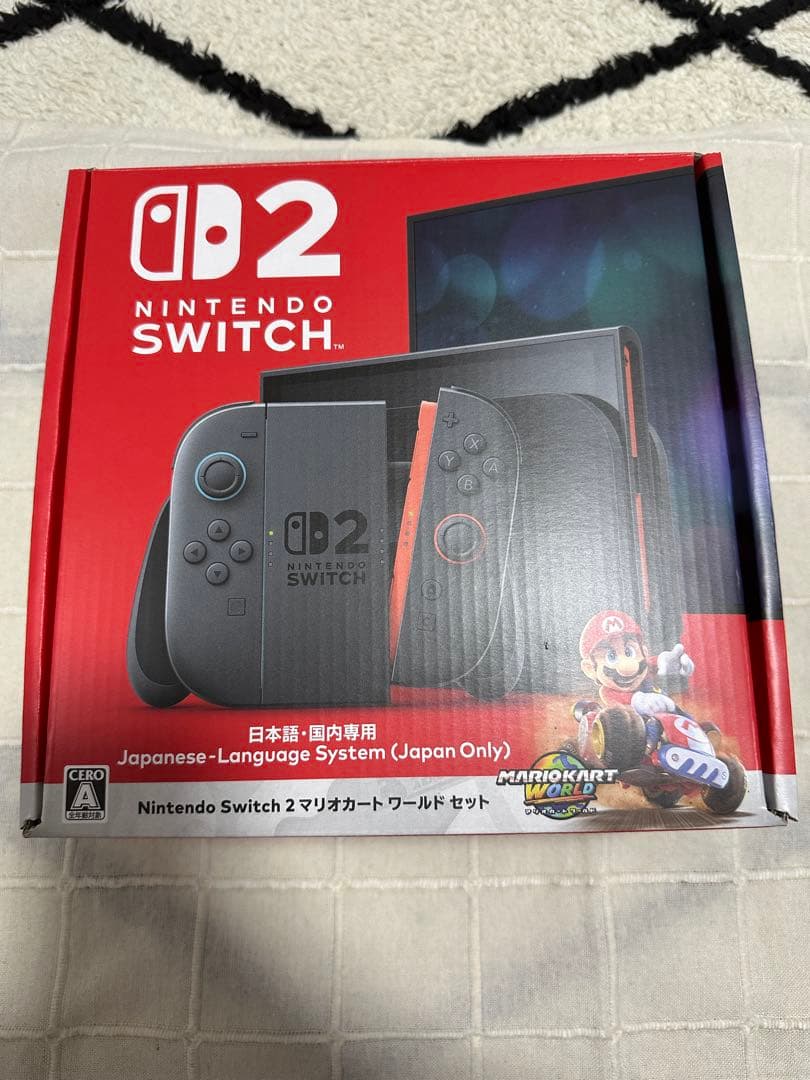 Nintendo Switch 2 日本語専用 マリオカート付き Switch2】 ニンテンドースイッチ2本体（日本語・国内専用）＋マリオ