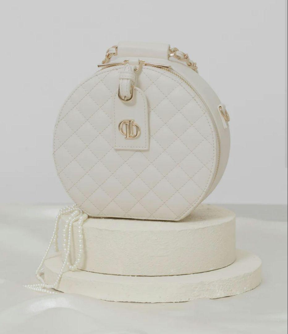 ラスト1点】Darich ダーリッチ キルティングサークルバッグ アイボリー