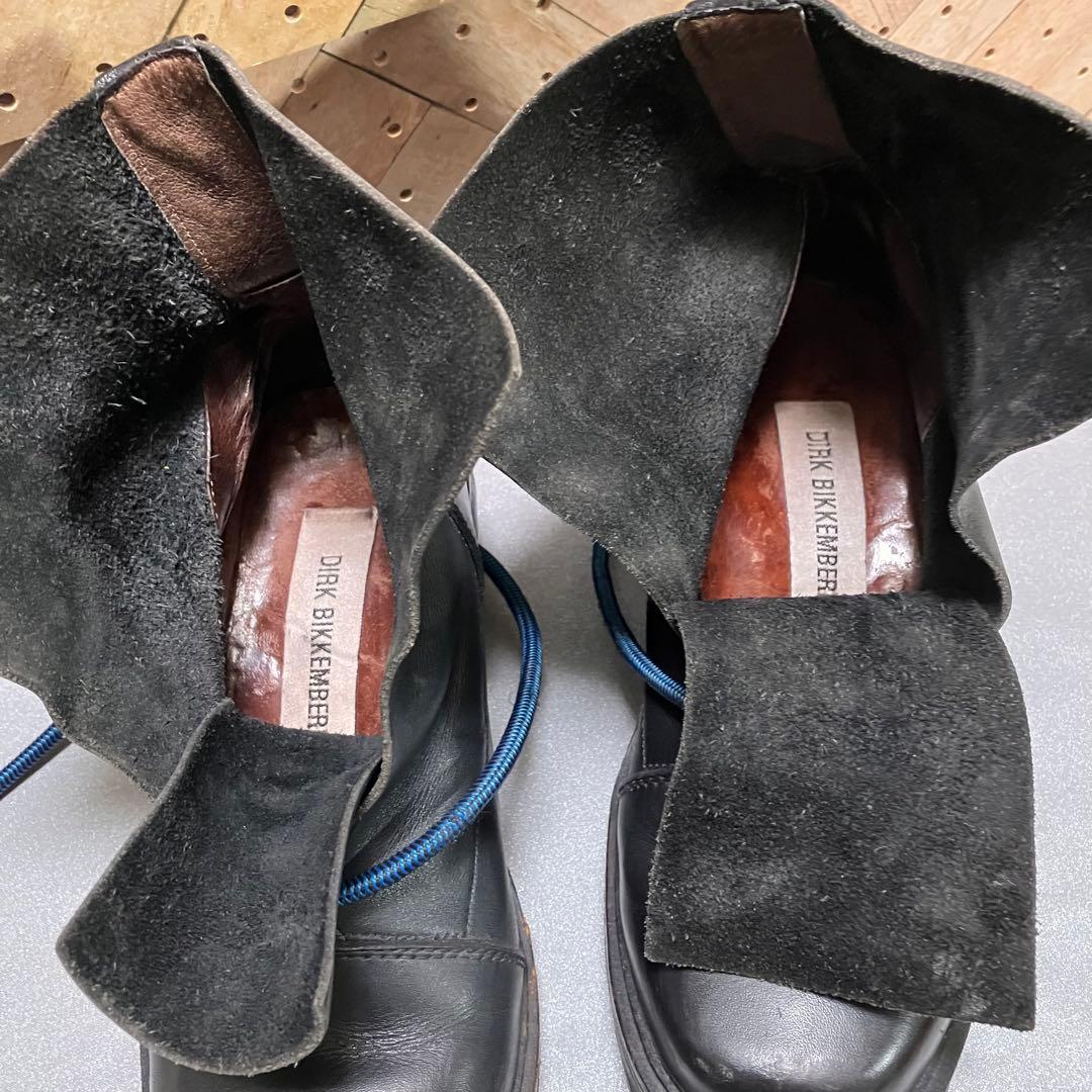 ダークビッケンバーグ ワイヤーブーツ 41 黒 レザー 希少品 - メルカリ