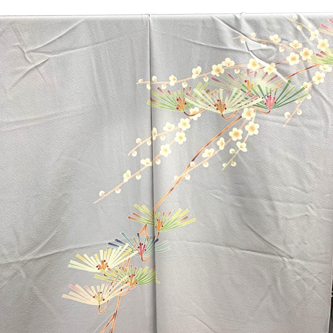 ma7967 本加賀友禅 百貫宏樹 仮絵羽 訪問着 作家物 落款 未仕立て 着物