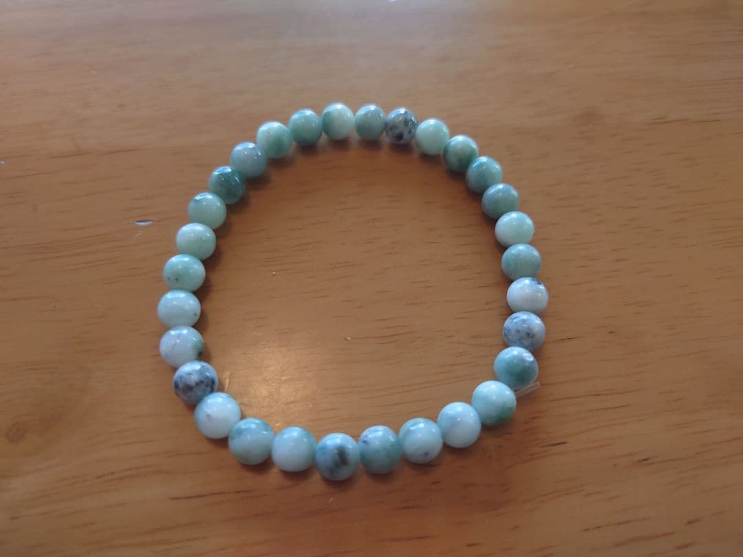 糸魚川翡翠ブレスレット　16.5mm