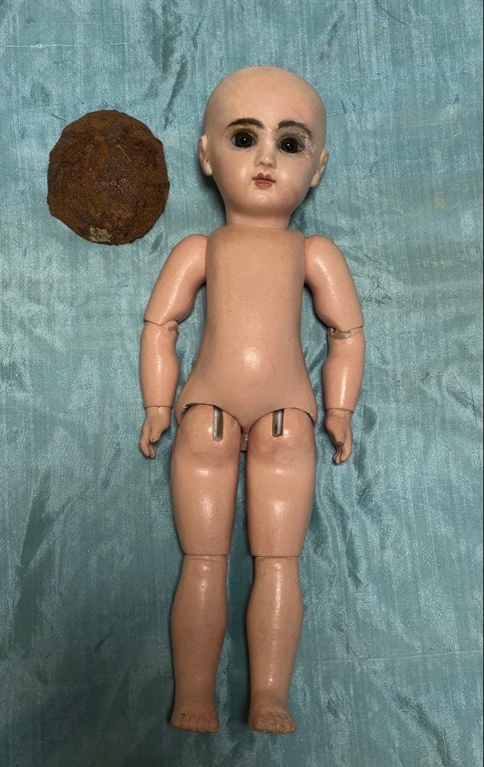 アンティークビスクドール ジュモー2号　訳アリ品 アンティークビスクドール❁.。.:* ジュモー クローズドマウス - メルカリ