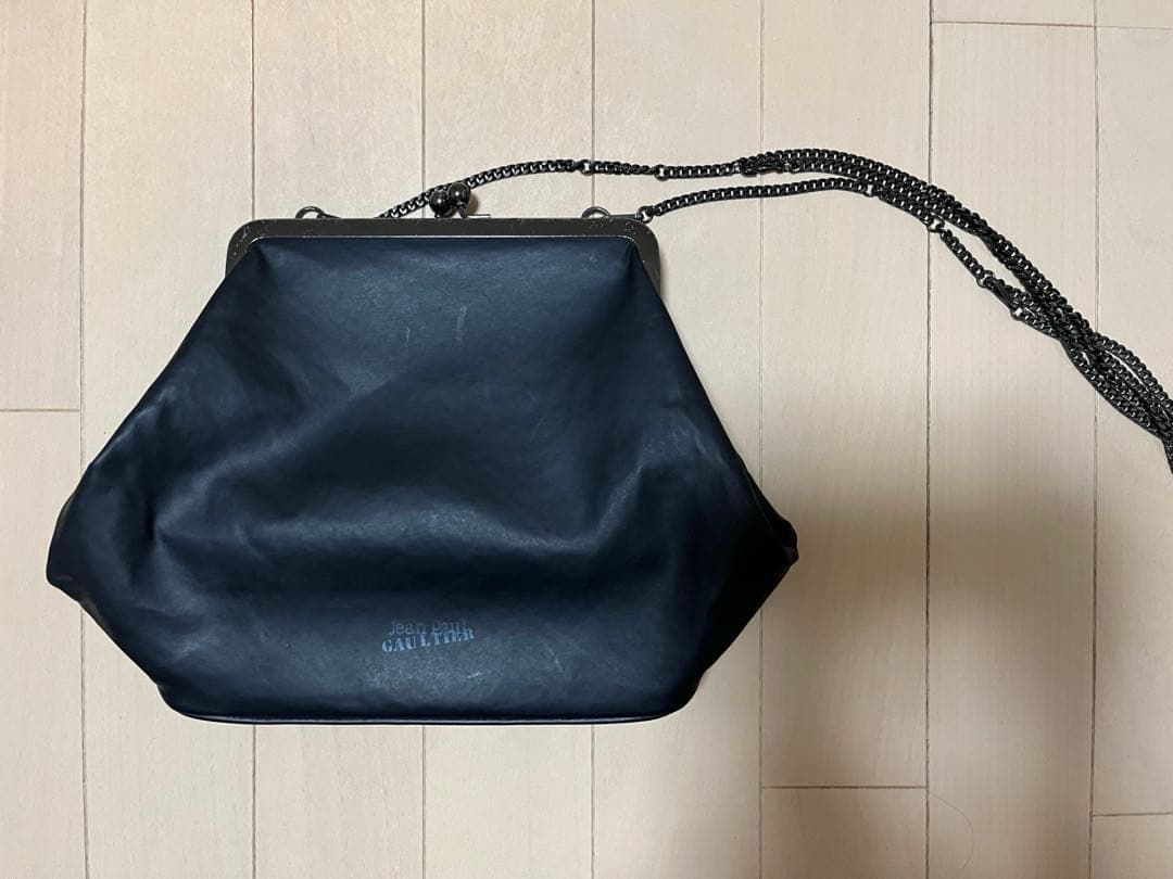 Jean Paul Gaultier ブラック ショルダーバッグ 90s- vintage JEAN PAUL GAULTIER black shoulder bag 90年代のジャン