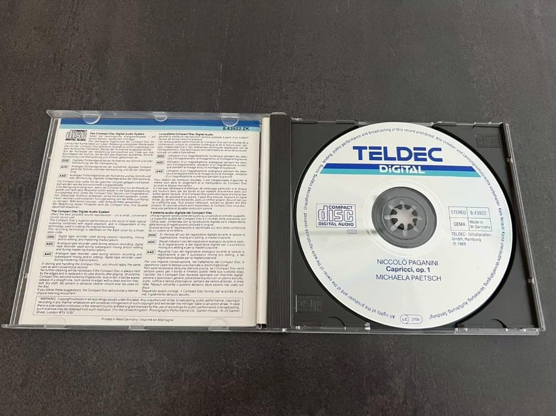 パガニーニ:24の奇想曲 ミカエラ・ペッチュ - メルカリ