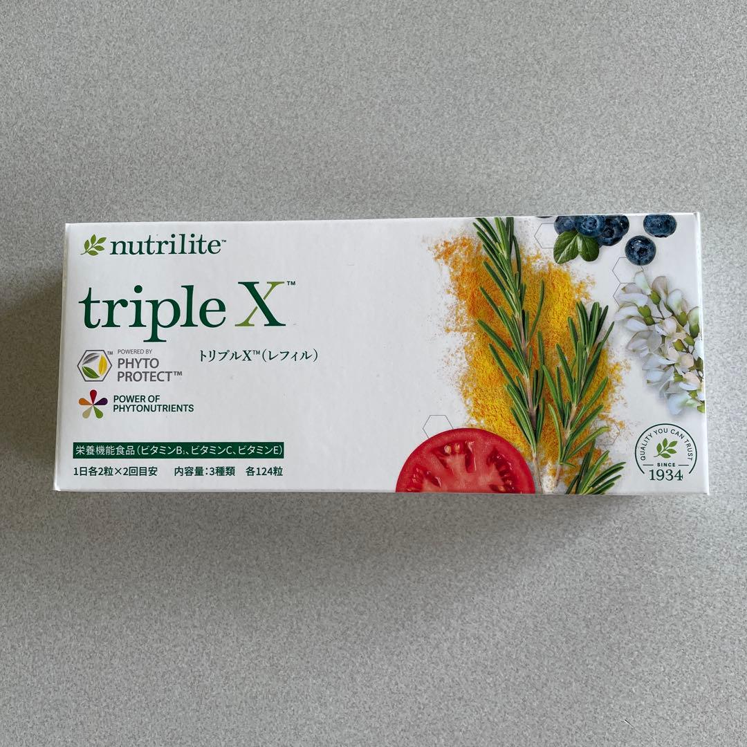 アムウェイ nutrilite triple X 124粒 - メルカリ