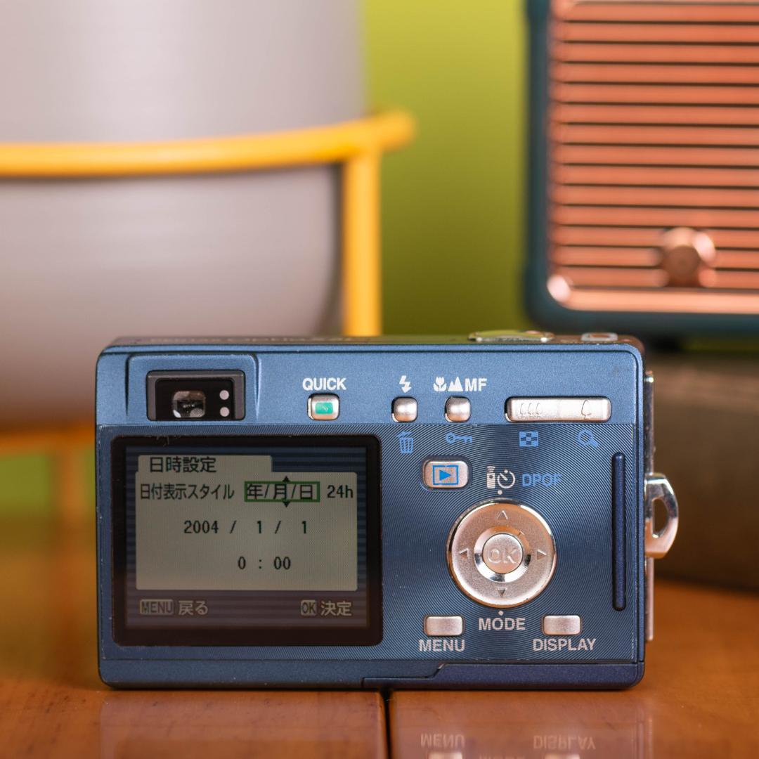 可愛いすぎるオールドコンデジ】PENTAX optio S5i ブルー - メルカリ