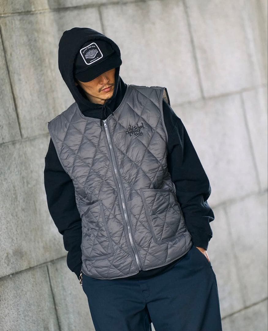 RIPPER magazine 刺繍入 キルティングベスト - メルカリ