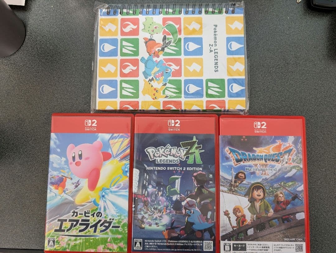 Switch2 カービィのエアライダー、ポケモンZA、ドラクエ7 - メルカリ