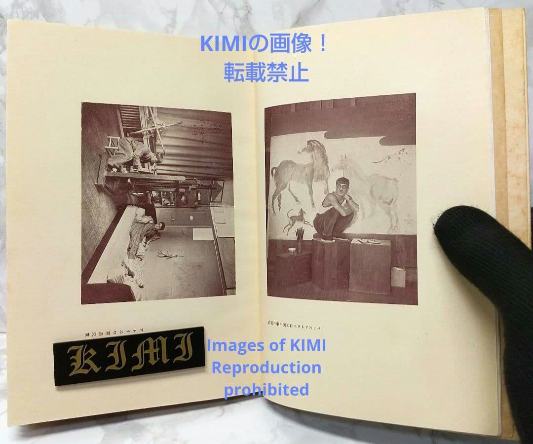 戦前 超希少 巴里の横顔 パリの横顔 プロフヰル 本 1929 藤田嗣治