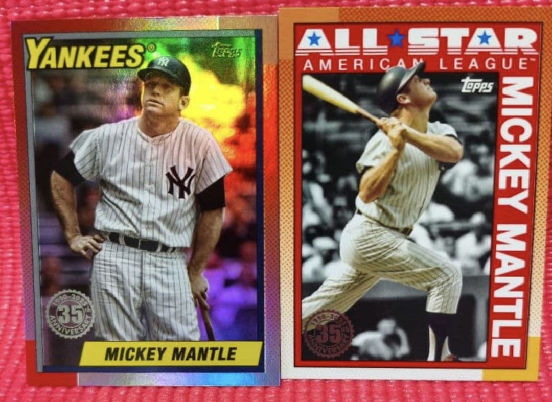 ミッキー・マントル2枚セット ヤンキース Topps MLB - メルカリ