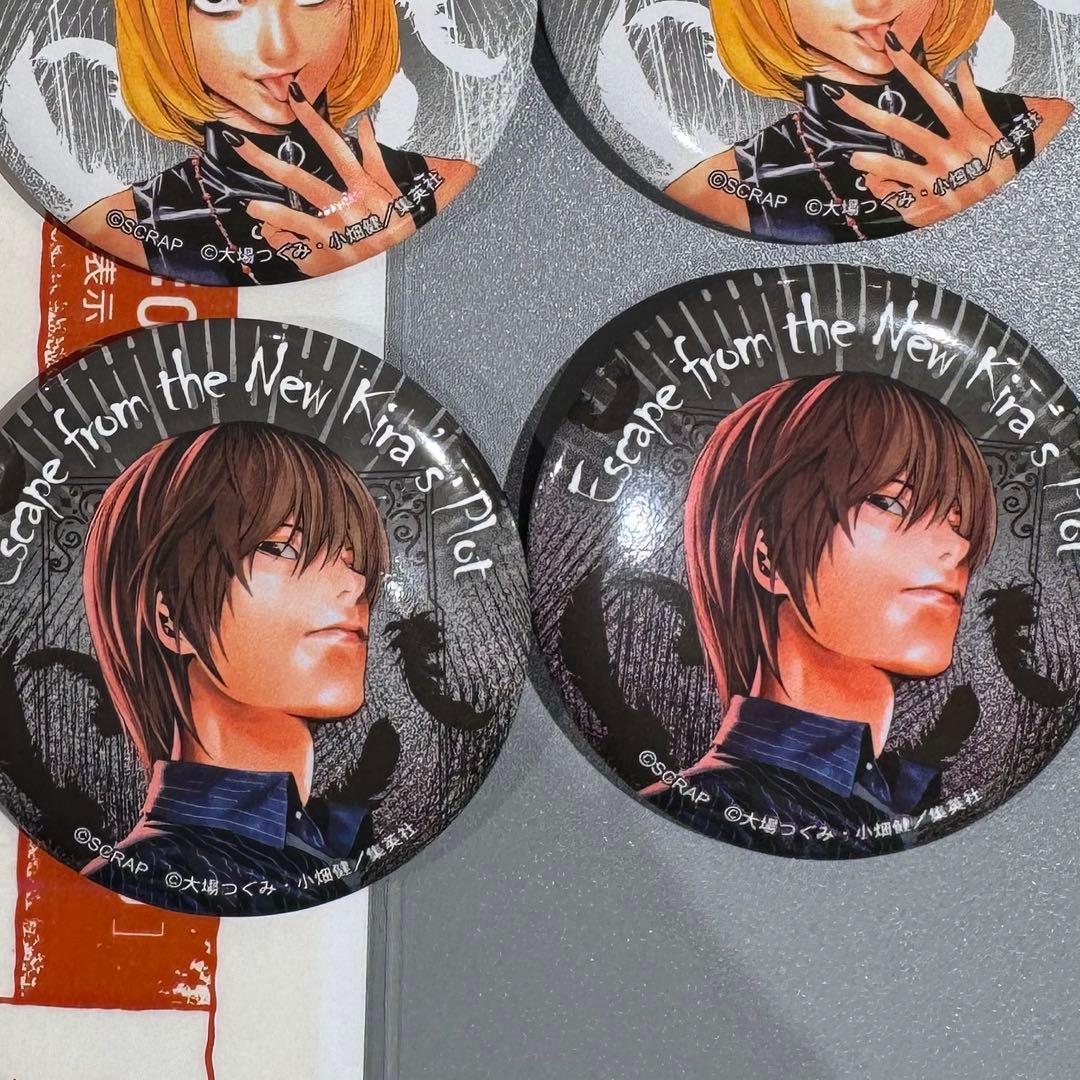 ライト 夜神月 デスノート リアル脱出ゲーム DEATHNOTE 缶バッジ