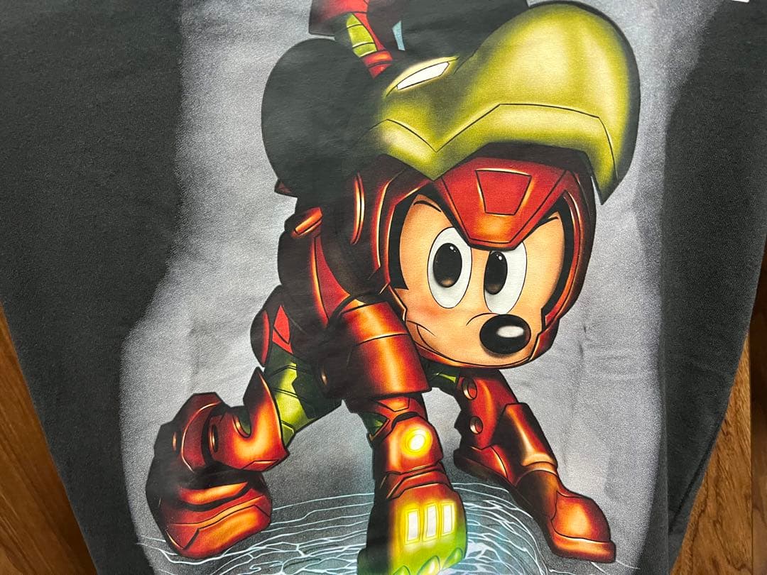 Tシャツ ミッキー アイアンマン マーベル ディズニー 100周年 L - メルカリ