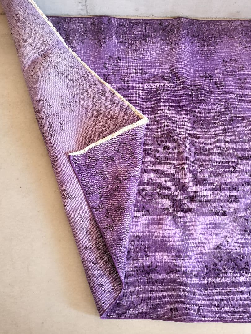 【D.Rin】大判/パープルのオーバーダイ　　No.579