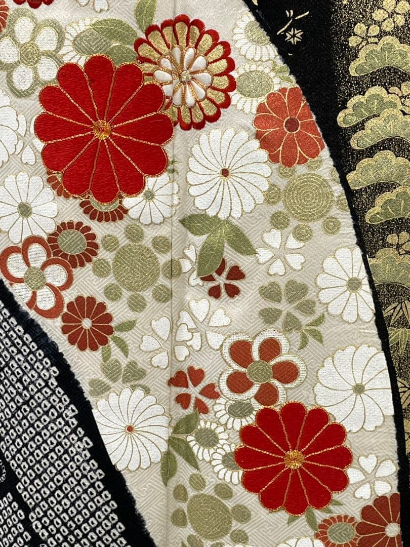 WA-Modern】正絹 桶絞り 京友禅 振袖7点フルセット - メルカリ