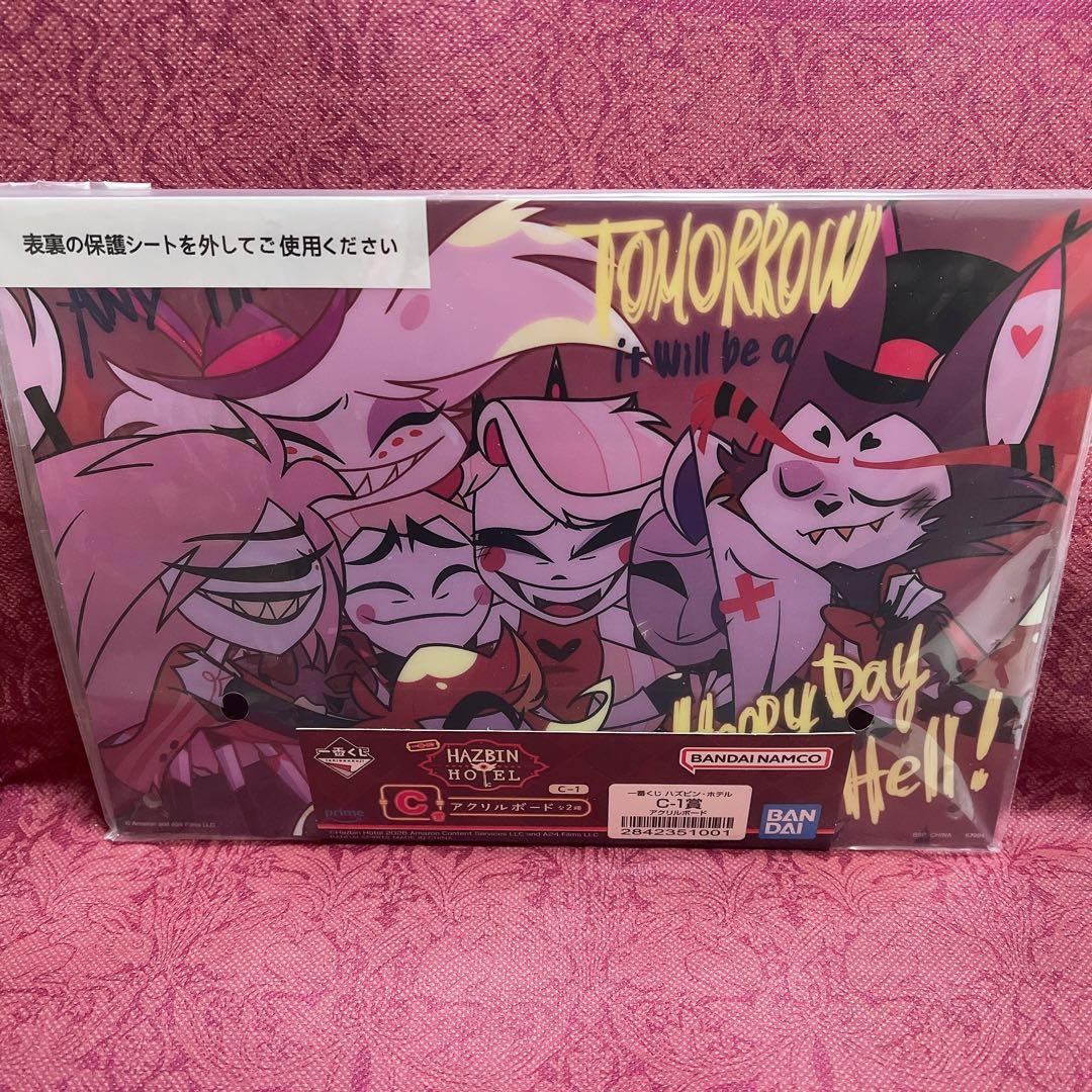 ハズビンホテル アクリルボード 一番くじ HAZBIN HOTEL - メルカリ