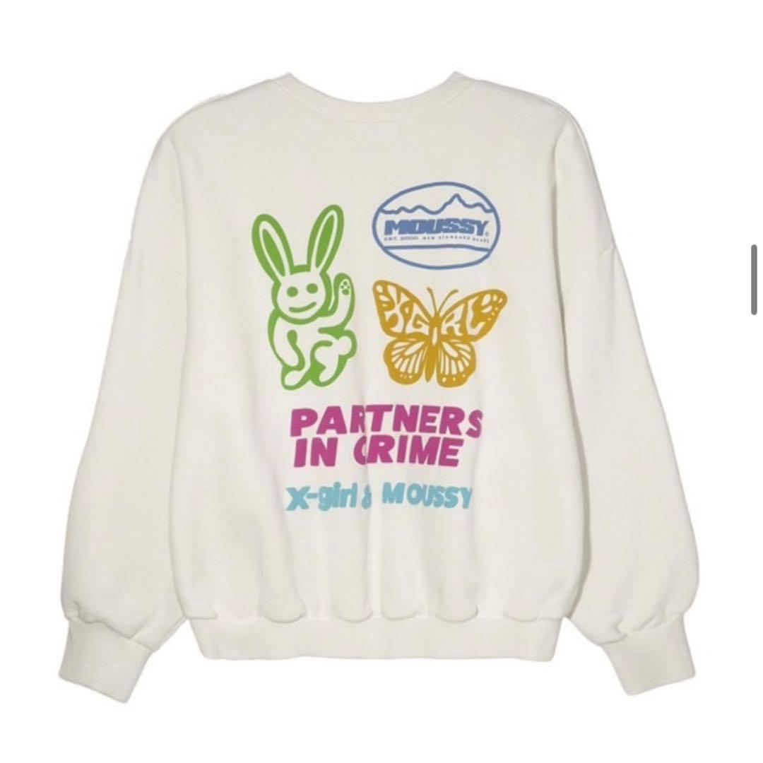 あ*と様 X-girl × MOUSSY コラボスエット - メルカリ