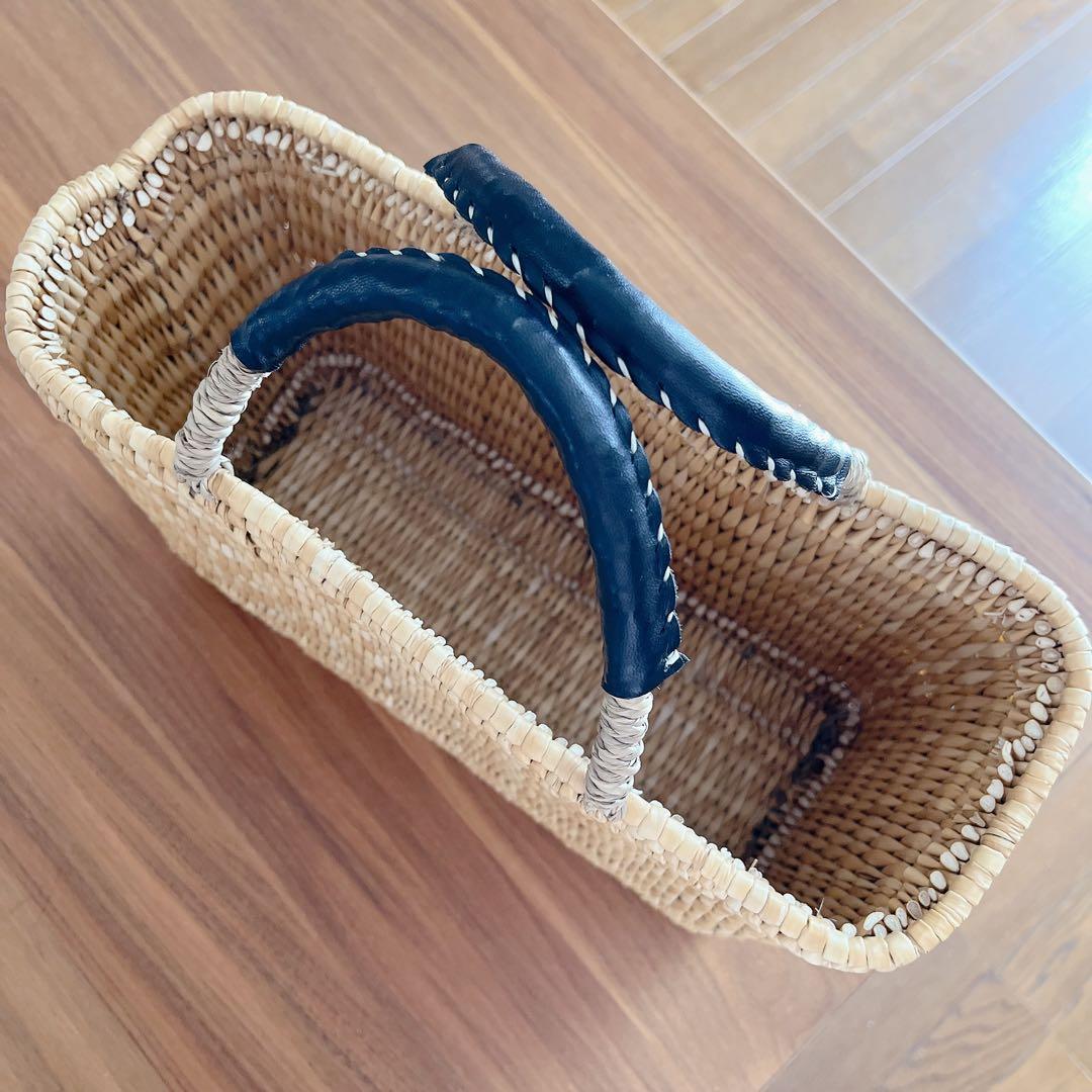 ワランワヤン カゴバッグ ミナペルホネンタンバリン バッグインバッグ