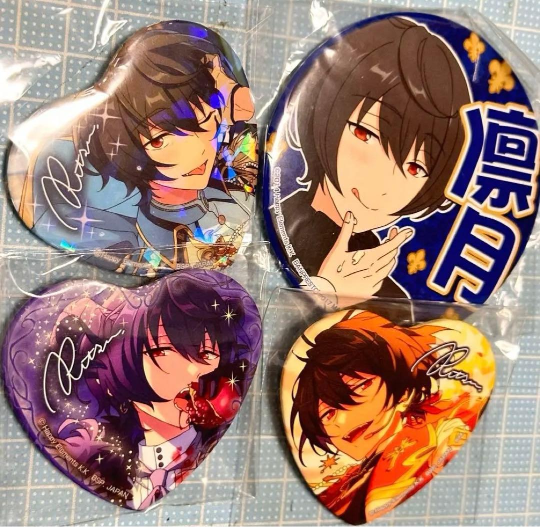 あんスKnights 朔間凛月ハート缶バッジオペレッタ とるパカ 97個