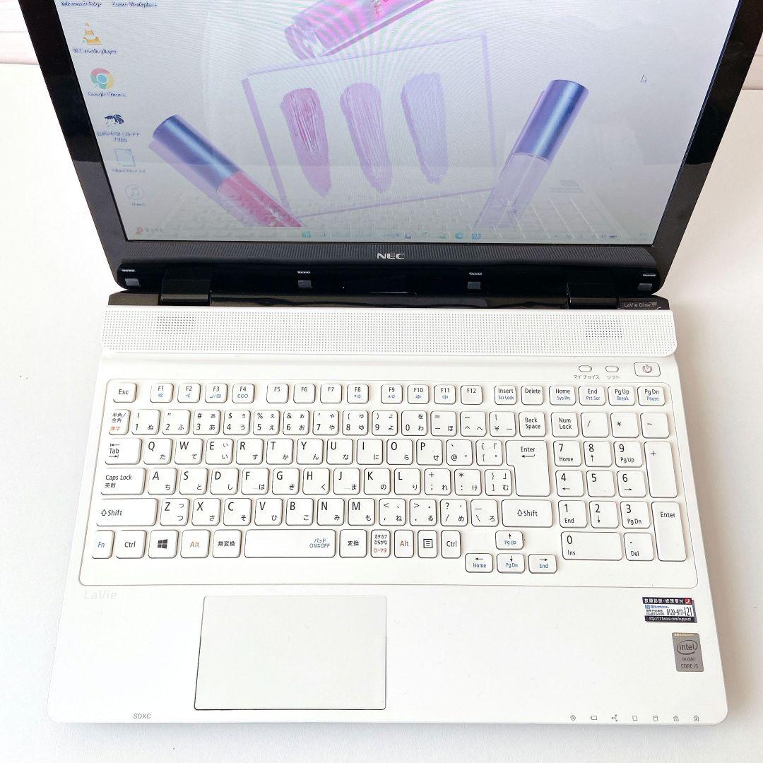 LAVIE/Windows11/8GB/カメラ/NECノートパソコン/287 - メルカリ