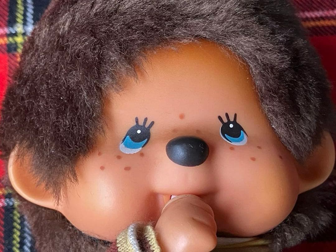 昭和レトロ 当時物 1974 セキグチ 初代 モンチッチ ぬいぐるみ - メルカリ