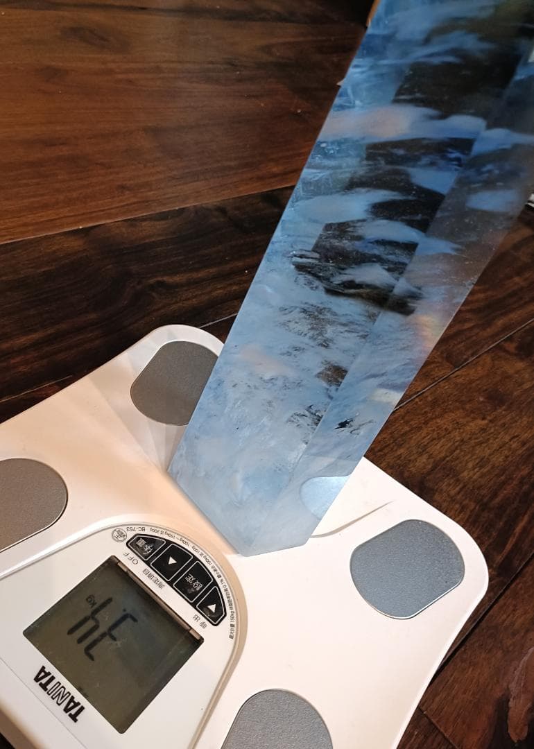 重量3.4kg 巨大クリスタル 飾り台付